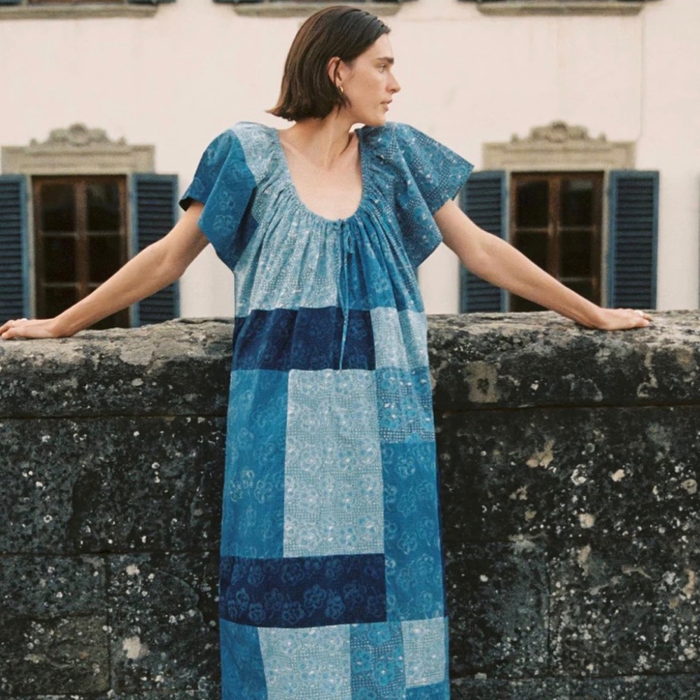 Christy Dawn Ambre Dress- Indigo Blue- XS